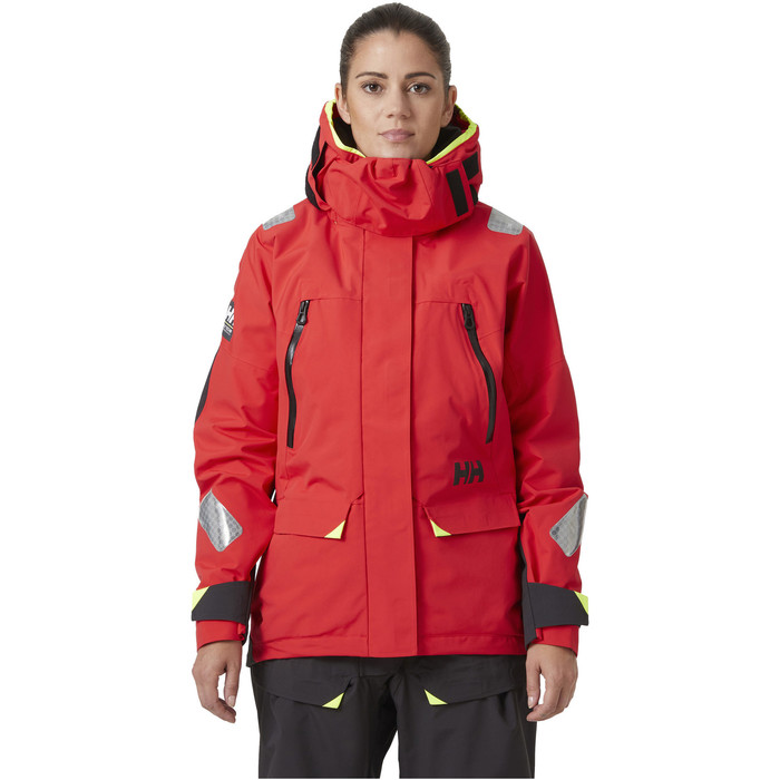 2024 Helly Hansen Para Mujer Skagen Conjunto Combinado Chaqueta Y Pantaln Offshore 3425634257 - bano / Rojo Alerta